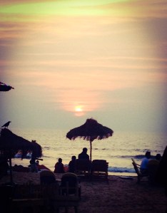 Sunset at Baga 