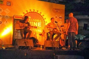 Musical act at Bandra Wine Festival 