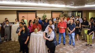 The audience rapt in attention as Sovna Puri, Head- Tastings & Trainings, Sula Vineyards takes everyone through the Wine Tasting Session